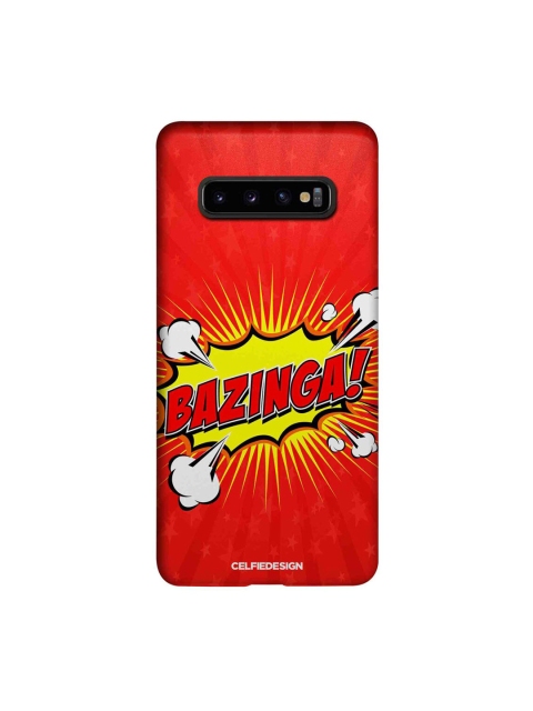 

CelfieDesign Red Bazinga Samsung S10 Plus Slim Back Case