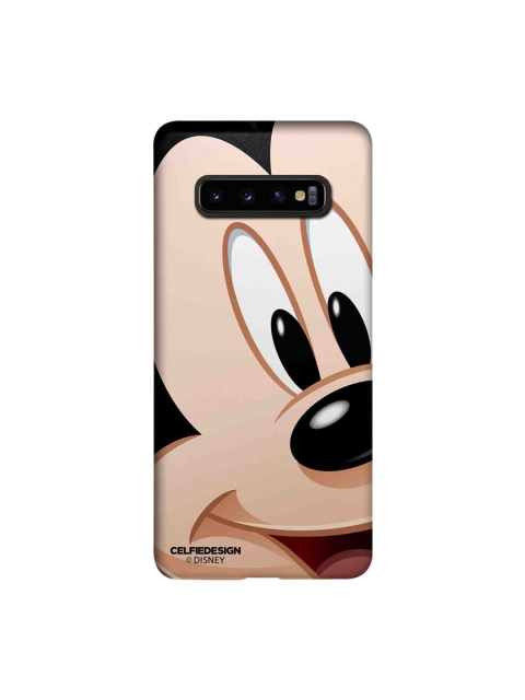 

CelfieDesign Beige & Black Zoom Up Mickey Plastic Samsung Galaxy S10 Plus Slim Back Case