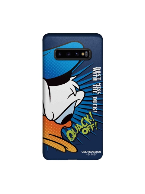 

CelfieDesign Blue & White Quack Off Samsung Galaxy S10 Plus Slim Back Case
