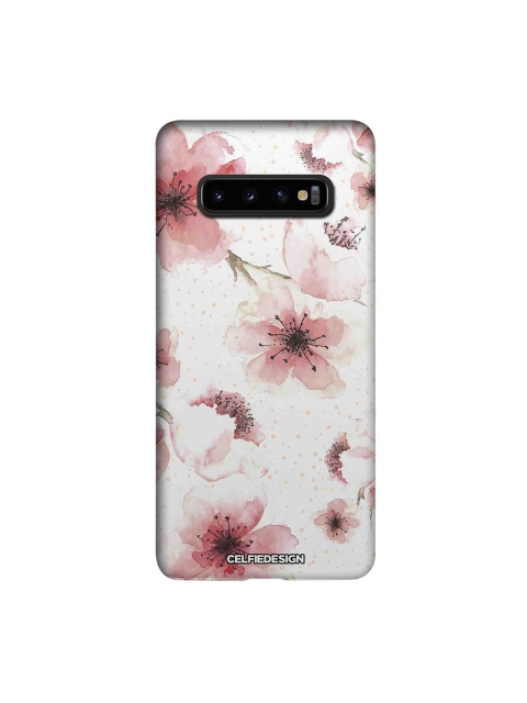 

CelfieDesign White & Pink Samsung Galaxy S10 Plus Slim Back Case