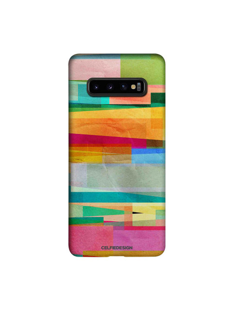 

CelfieDesign Yellow & Blue Abstract Fusion Samsung Galaxy S10 Plus Slim Back Case