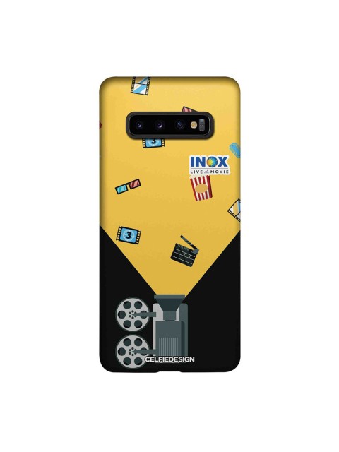

CelfieDesign Yellow & Black Inox Cinema Samsung Galaxy S10 Plus Slim Back Case
