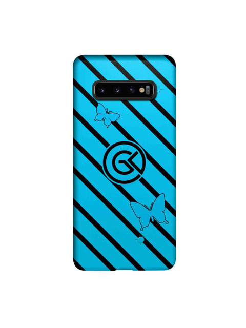 

CelfieDesign Blue & Black Rain Blue Samsung Galaxy S10 Plus Slim Back Case