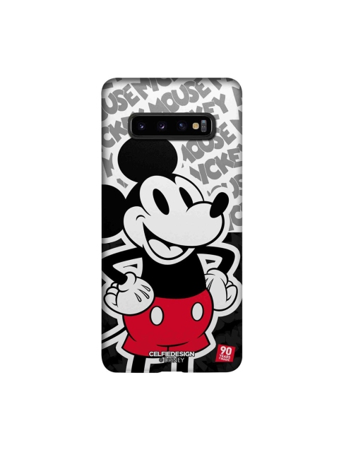 

CelfieDesign Grey & Black Mickey Mouse Samsung Galaxy S10 Plus Slim Back Case