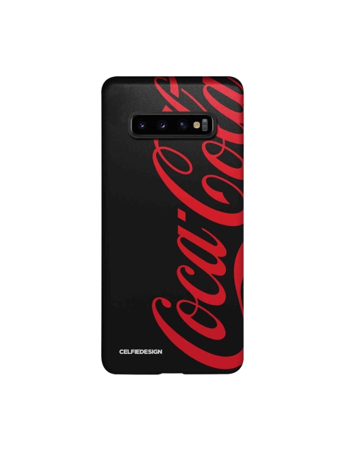 

CelfieDesign Black & Red Coke Printed Samsung Galaxy S10 Plus Slim Back Case