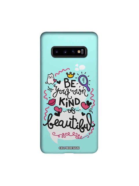 

CelfieDesign Blue & White Plastic Samsung Galaxy S10 Plus Slim Back Case