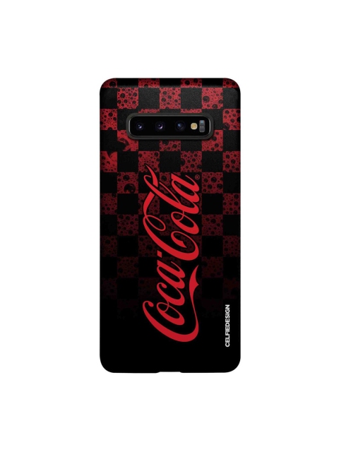 

CelfieDesign Black & Red Fizz Black Samsung Galaxy S10 Plus Slim Back Case