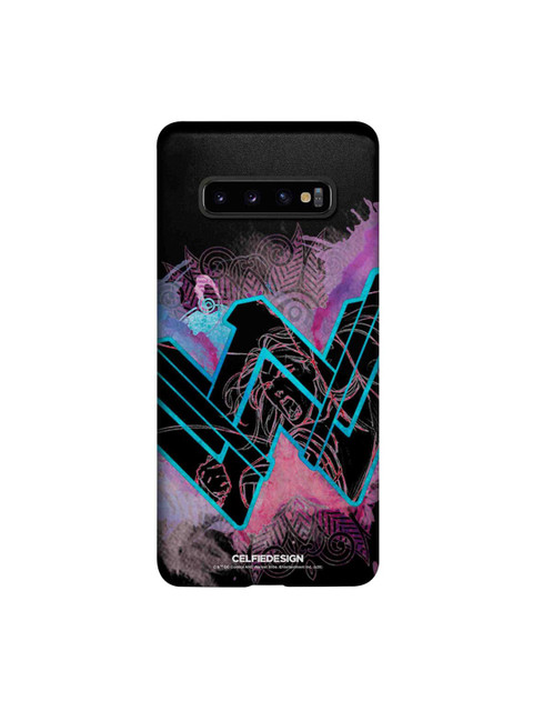 

CelfieDesign Black & Purple Wonder Woman Samsung Galaxy S10 Plus Slim Back Case