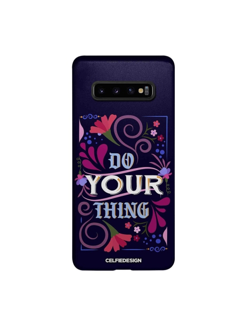 

CelfieDesign Blue & Purple Do Your Thing Samsung Galaxy S10 Plus Slim Back Case