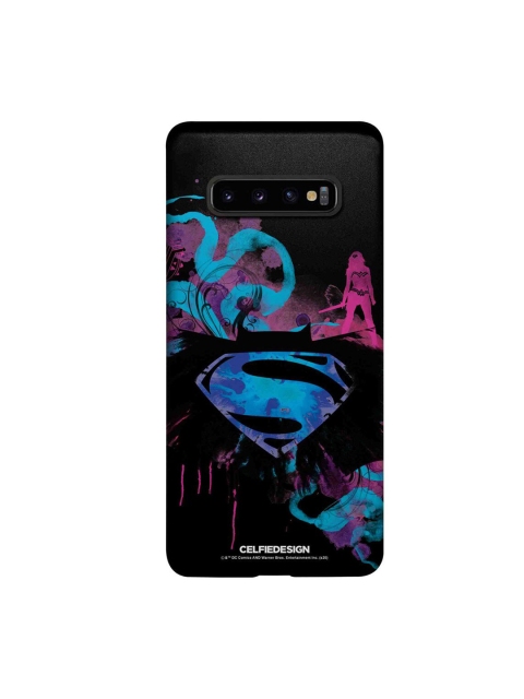 

CelfieDesign Black & Blue Superman Samsung Galaxy S10 Plus Slim Back Case