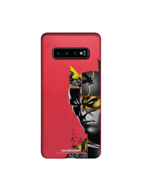 

CelfieDesign Pink & Grey Batman Samsung Galaxy S10 Plus Slim Back Case