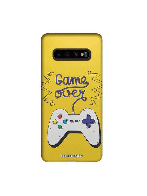 

CelfieDesign Yellow & White Game Over Samsung Galaxy S10 Plus Slim Back Case