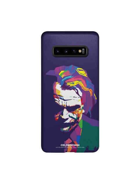 

CelfieDesign Multicoloured Joker Samsung Galaxy S10 Plus Slim Back Case, Multi