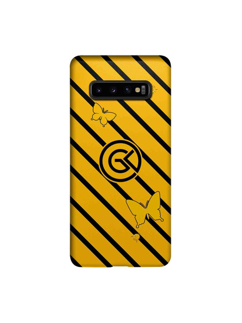 

CelfieDesign Yellow & Black Abstract Samsung Galaxy S10 Plus Slim Back Case