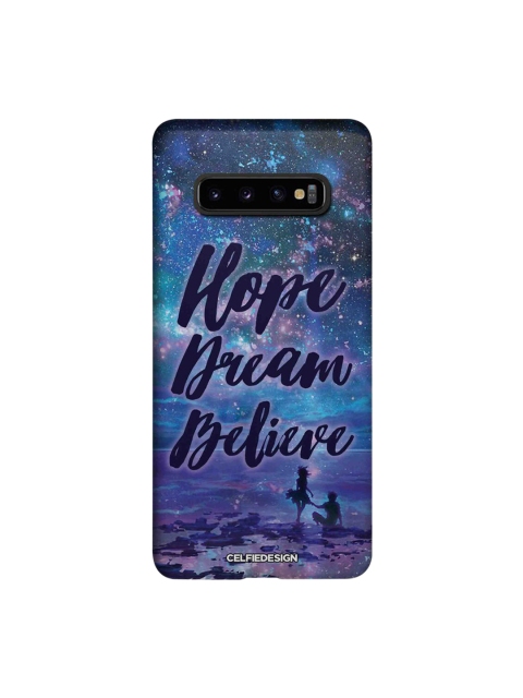 

CelfieDesign Blue & Black Hope Dream Believe Samsung Galaxy S10 Plus Slim Back Case