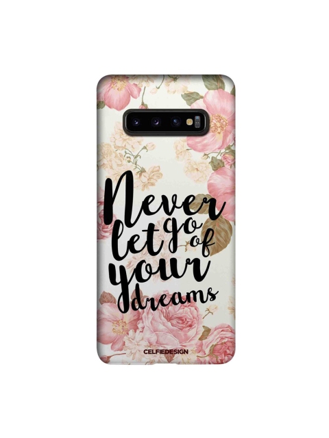 

CelfieDesign Beige & Pink Your Dreams Printed Samsung Galaxy S10 Plus Slim Back Case