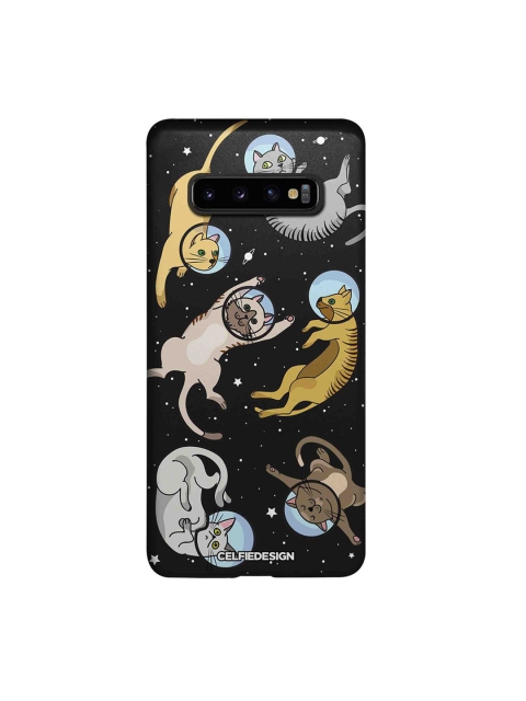 

CelfieDesign Black & Yellow Cat in Space Samsung Galaxy S10 Plus Slim Back Case