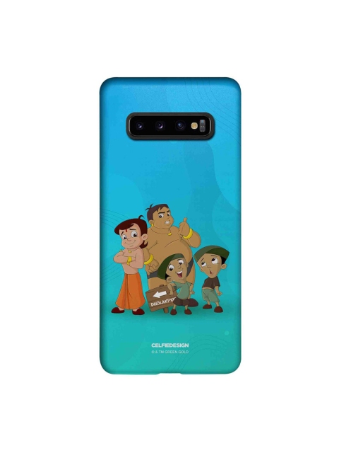 

CelfieDesign Blue & Beige Chota Bheem Printed Samsung Galaxy S10 Plus Slim Back Case