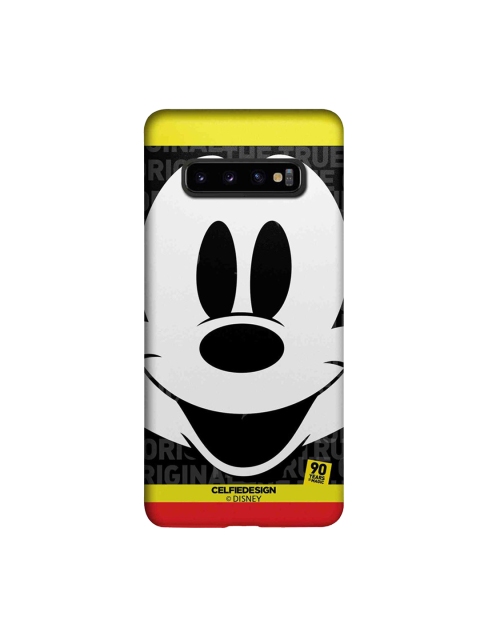 

CelfieDesign White & Yellow Mickey Mouse Samsung Galaxy S10 Plus Slim Back Case