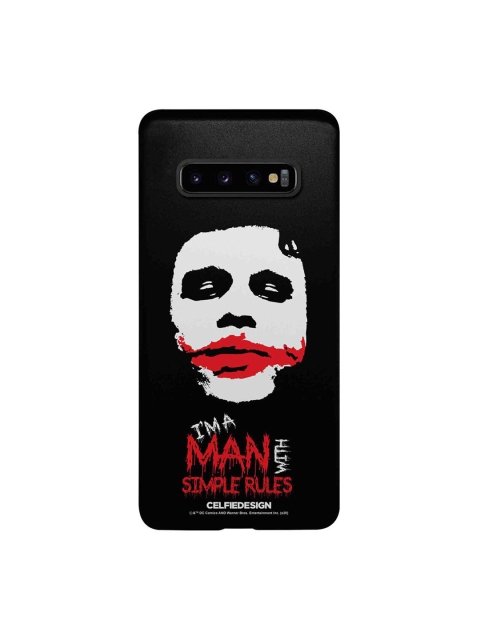 

CelfieDesign Black & White Man With Simple Rules Samsung Galaxy S10 Plus Slim Back Case
