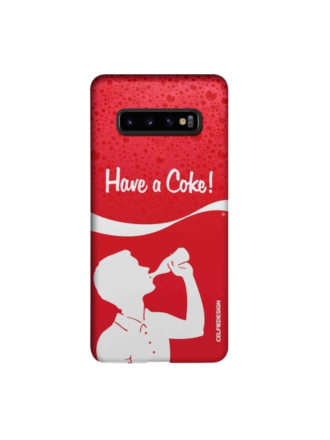 

CelfieDesign Red & White Have a Coke Boy Samsung Galaxy S10 Plus Slim Back Case