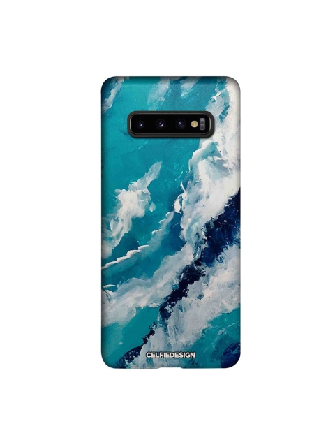 

CelfieDesign Blue & White Graphic Printed Samsung Galaxy S10 Plus Slim Back Case