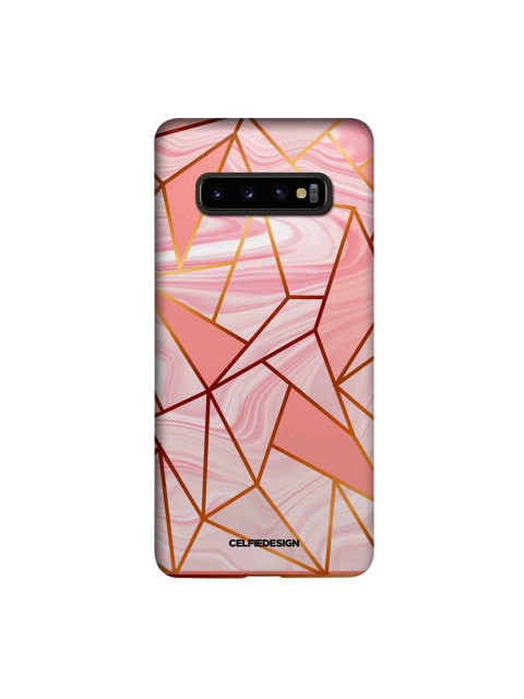 

CelfieDesign Pink & Peach Printed Plastic Samsung Galaxy S10 Plus Slim Back Case