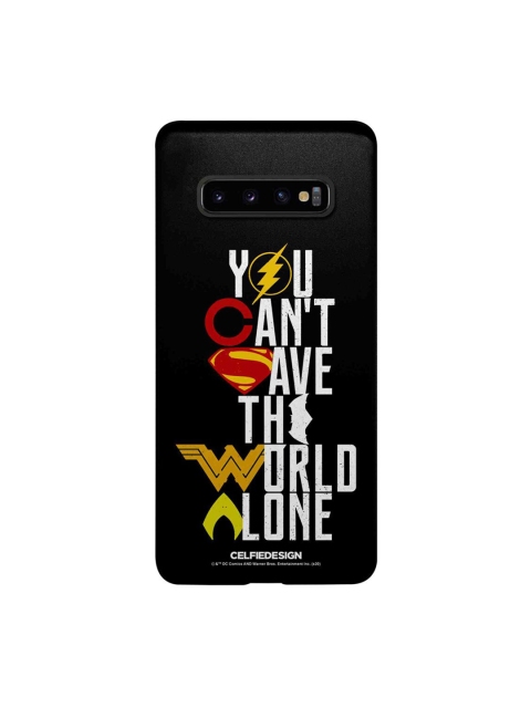 

CelfieDesign Multicoloured Justice League Motto Samsung Galaxy S10 Plus Slim Back Case, Multi