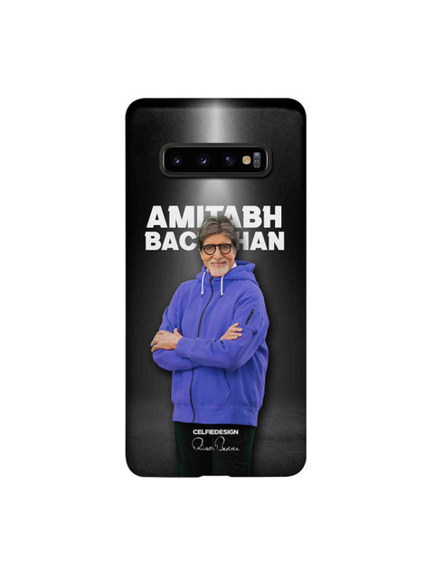 

CelfieDesign Black & Blue Amitabh Bachchan Samsung Galaxy S10 Plus Slim Back Case