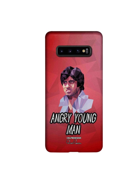

CelfieDesign Red & Blue AB Angry Young Man Samsung Galaxy S10 Plus Slim Back Case