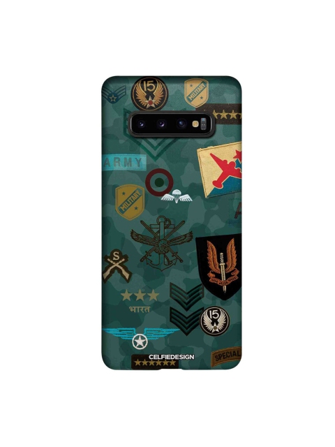 

CelfieDesign Green Military Logo Samsung Galaxy S10 Plus Slim Back Case