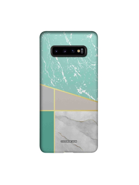 

CelfieDesign Green & White Marble Green Sheen Samsung Galaxy S10 Plus Slim Back Case