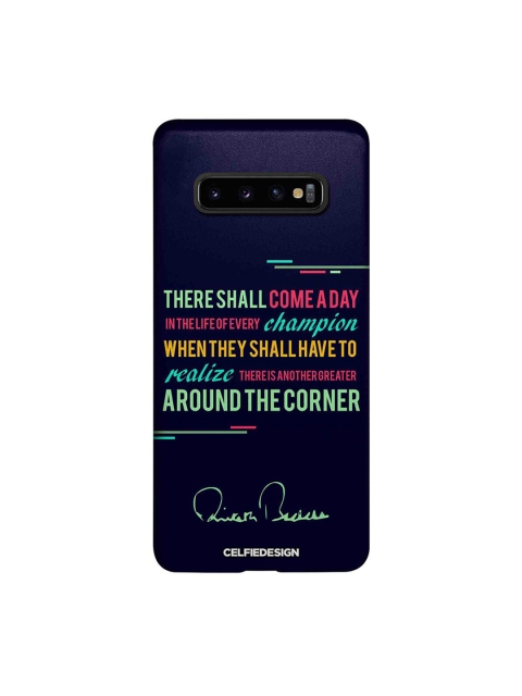 

CelfieDesign Blue & Pink Champion AB Quotes Samsung Galaxy S10 Plus Slim Back Case