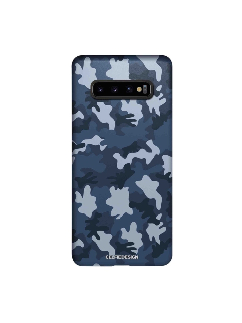 

CelfieDesign Navy Blue Camouflage Printed Samsung Galaxy S10 Plus Slim Back Case