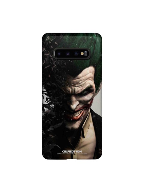 

CelfieDesign Multi-Coloured Joker Withers Samsung Galaxy S10 Plus Slim Back Case