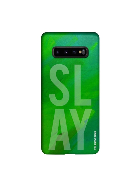 

CelfieDesign Green Graphic Printed Samsung Galaxy S10 Plus Slim Back Case