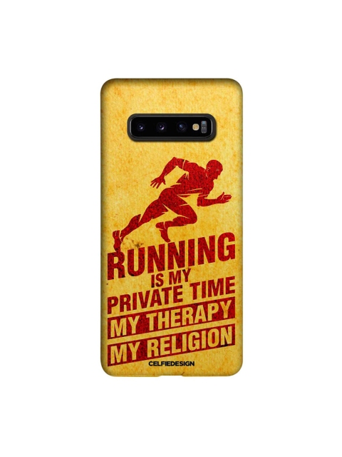 

CelfieDesign Yellow & Red Typography Printed Samsung Galaxy S10 Plus Slim Back Case