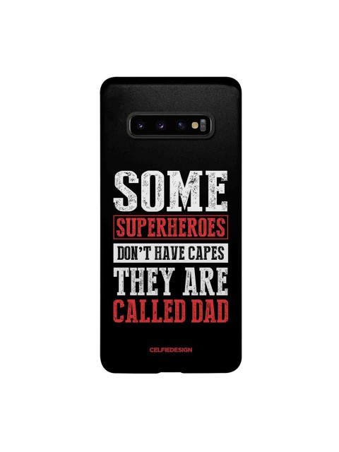 

CelfieDesign Black They Are Called Superhero Samsung Galaxy S10 Plus Slim Back Case