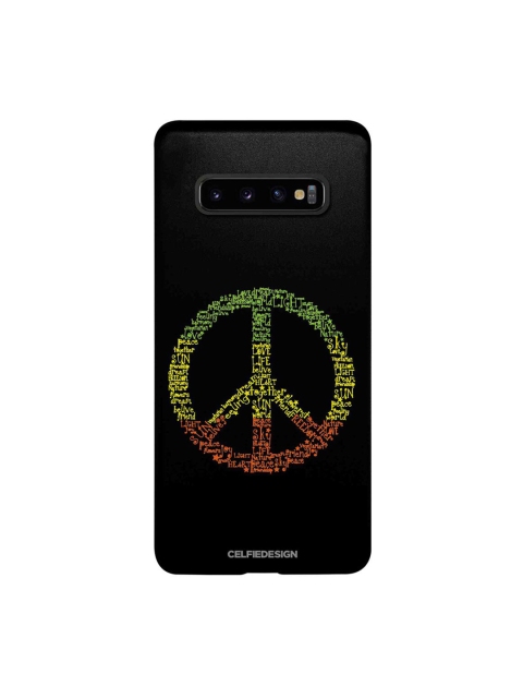 

CelfieDesign Black & Green Symbol of Peace Samsung Galaxy S10 Plus Slim Back Case