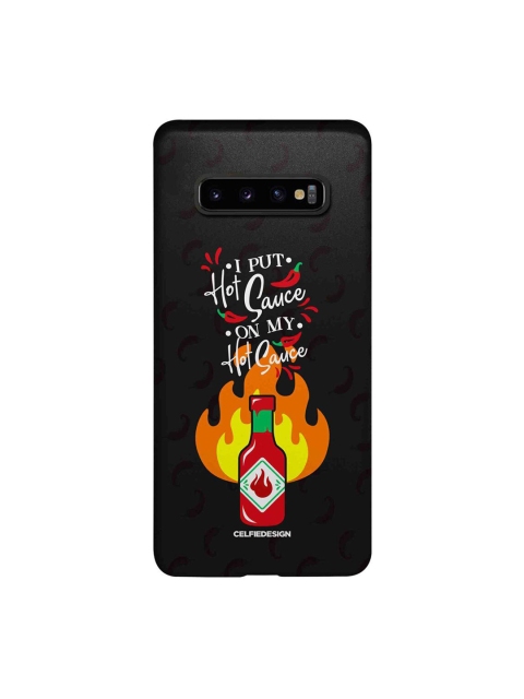 

CelfieDesign Multicoloured Hot Sauce Printed Slim Back Case for Samsung S10 Plus, Multi