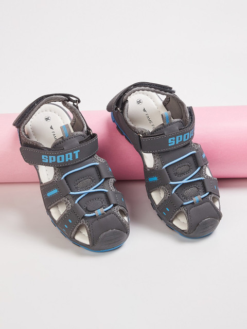 

Fame Forever by Lifestyle Boys Grey & Blue PU Comfort Sandals