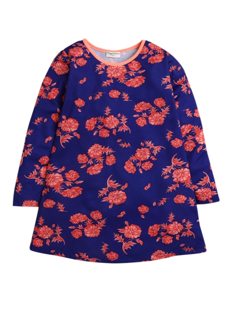 

Hopscotch Blue & Red Floral A-Line Dress