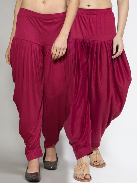 

GRACIT Woman Pack of 2 Maroon Salwar