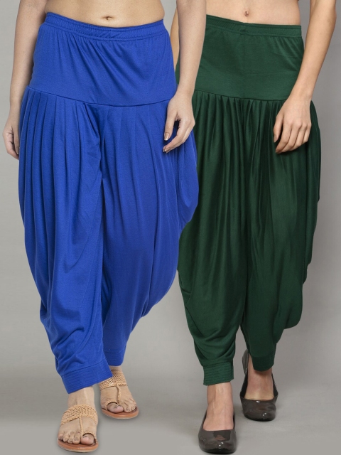 

GRACIT Women Set Of 2 Solid Salwar, Blue