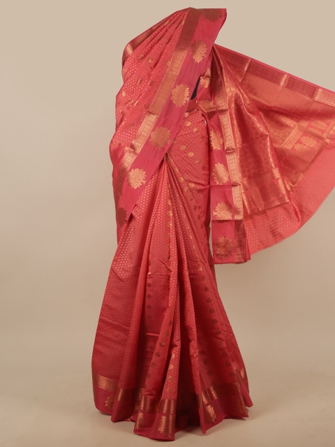 

Pothys Mauve & Gold-Toned Woven Design Zari Art Silk Saree