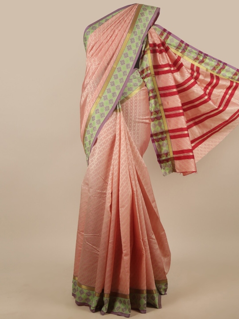 

Pothys Mauve & Green Woven Design Zari Art Silk Saree