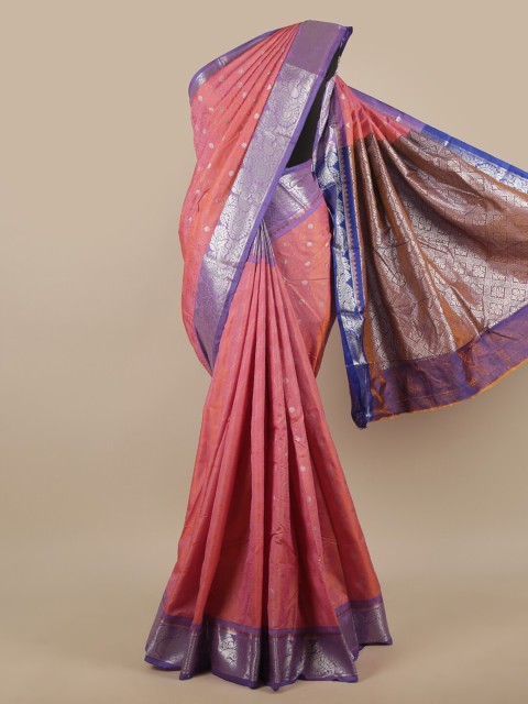 

Pothys Pink & Purple Woven Design Zari Art Silk Saree