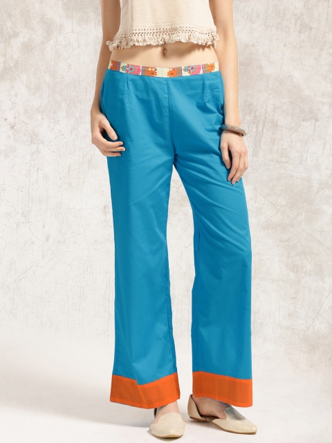 

Anouk Blue Palazzo Trousers
