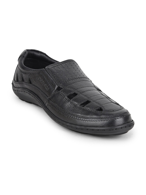 

Liberty Men Black Shoe-Style Sandals