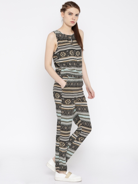 

Jealous 21 Black & White Printed Jumpsuit